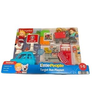Fisher Price Little People Target Play Set Shopping Back Bullseye NEW 2024